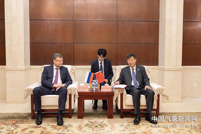 中俄气象科技双边合作第十一次正式会议举行 陈振林会见俄罗斯气象代表团